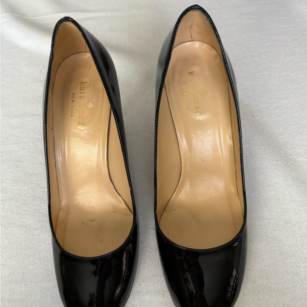 Kate Spade Black Patent Leather Heels